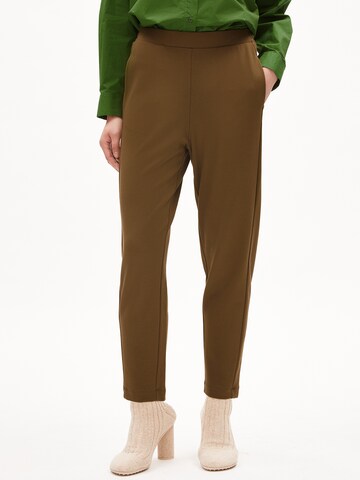 ARMEDANGELS Regular Trousers ' MAGDAALENA ' in Brown: front