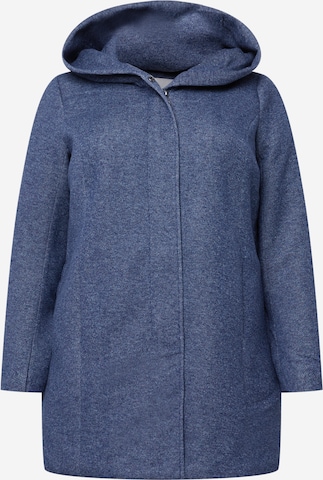 ONLY Carmakoma Between-Seasons Coat 'Sedona' in Blue: front