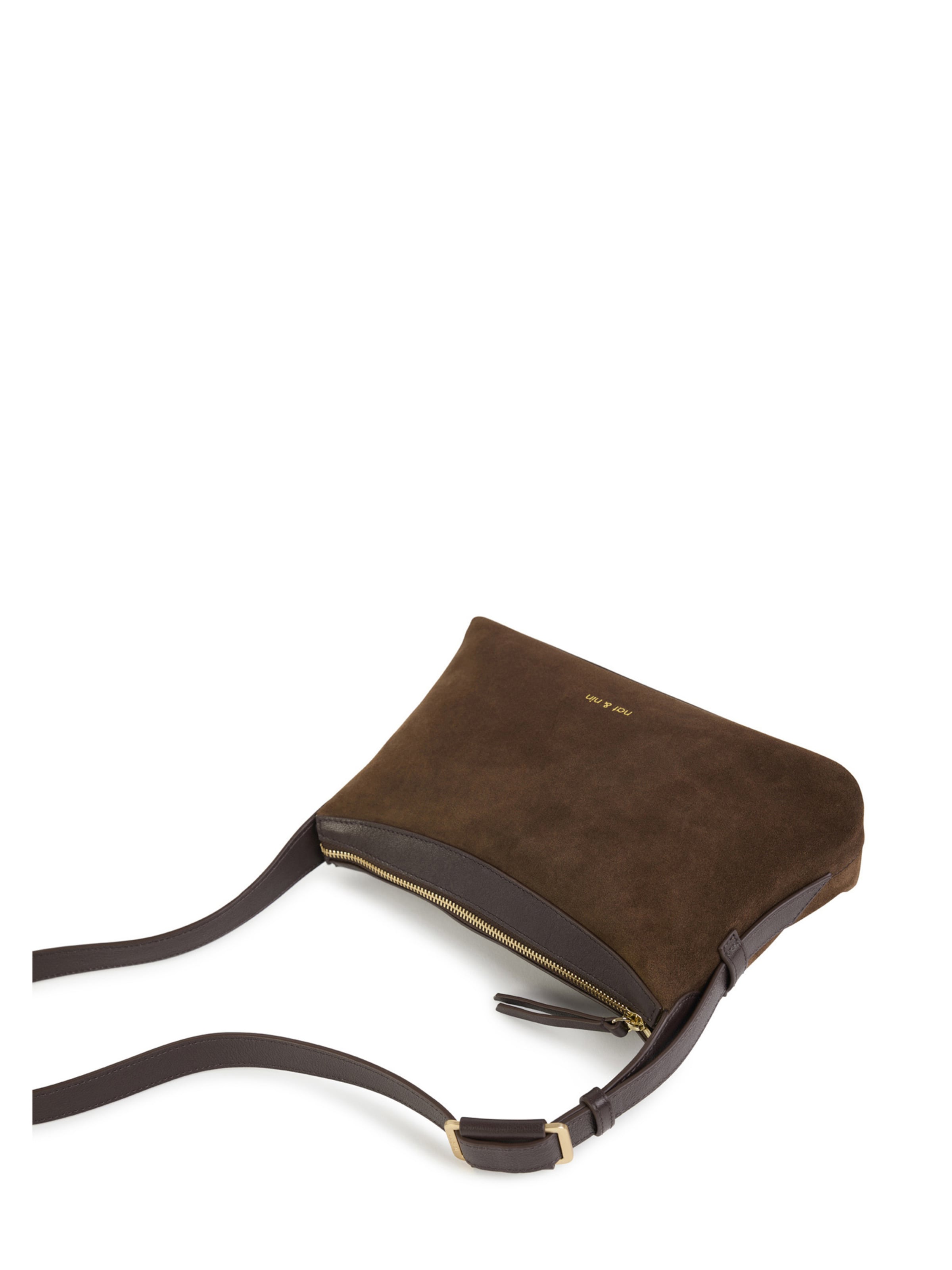 Nat&Nin Taška přes rameno 'BOWIE' – hnědá