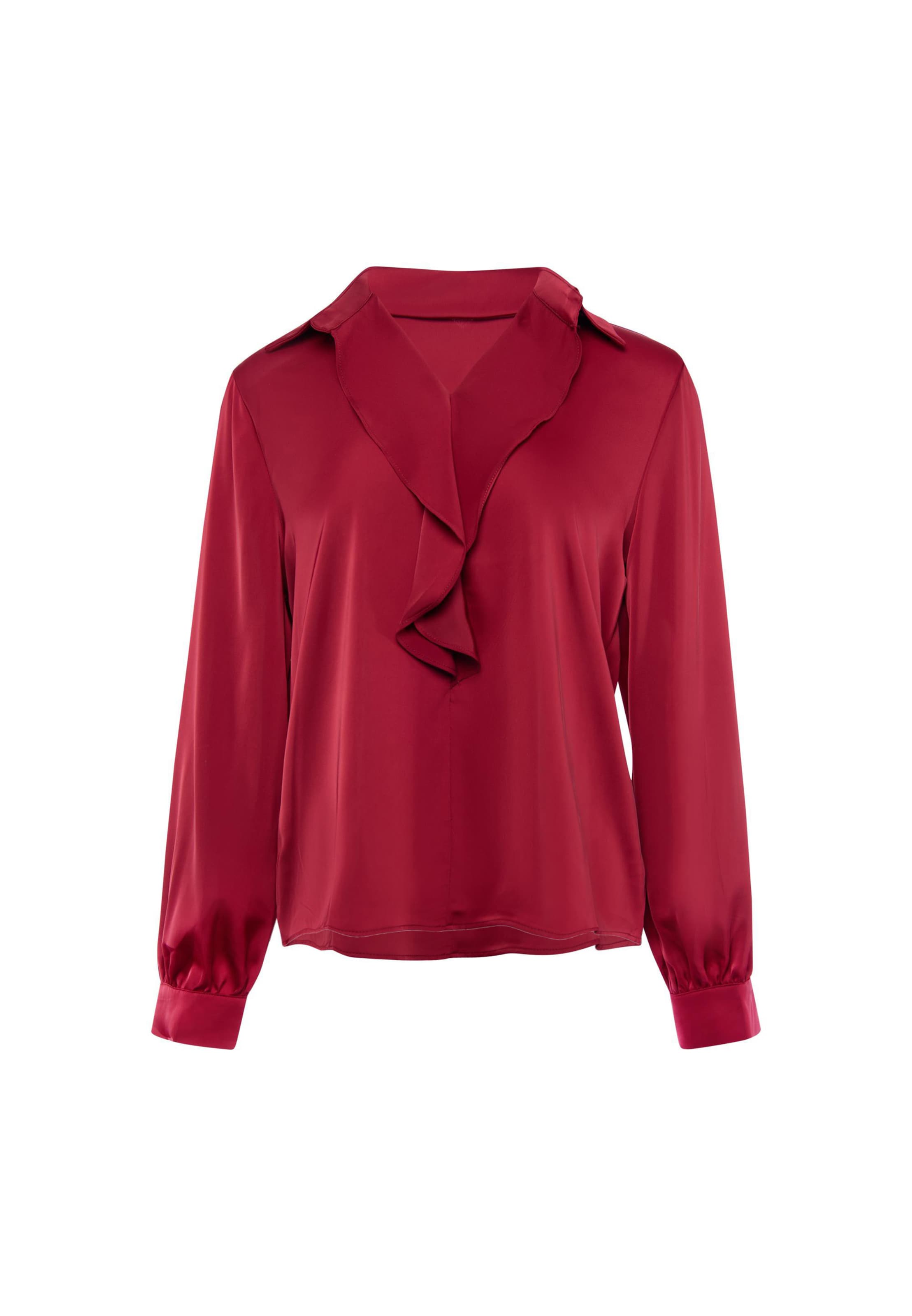 usha BLACK LABEL Blouse in Rood: voorkant