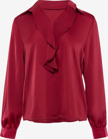 usha BLACK LABEL Blouse in Rood: voorkant
