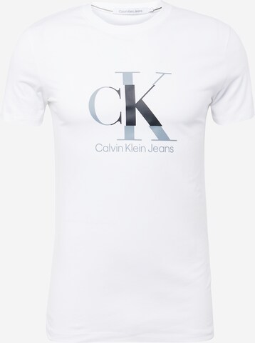 Calvin Klein Jeans - Camiseta en blanco: frente