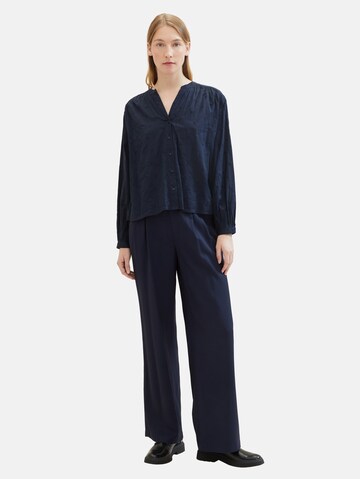 TOM TAILOR Blouse in Blue