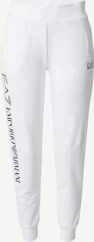 EA7 Emporio Armani Tapered Hose in Weiß: predná strana