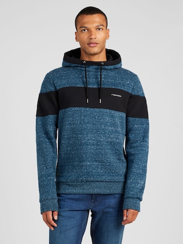 Ragwear Sweatshirt 'Peacey' in Blue: front