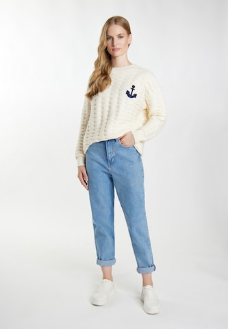 DreiMaster Maritim Sweater in White