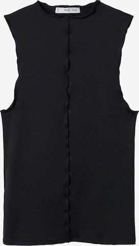 MANGO Top 'TRISHA' in Black: front