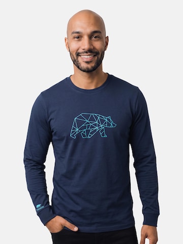 FORSBERG Shirt 'Langar II langarm Shirt mit Logo' in Blue: front