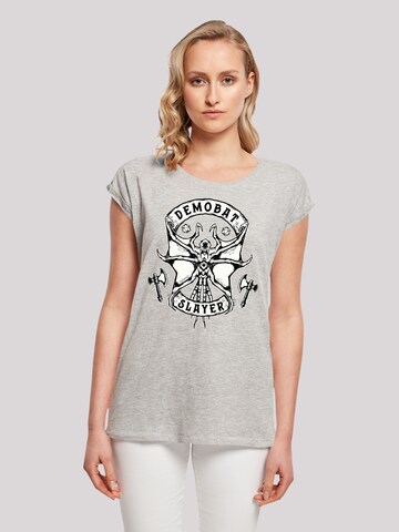 F4NT4STIC Shirt in Grey: front
