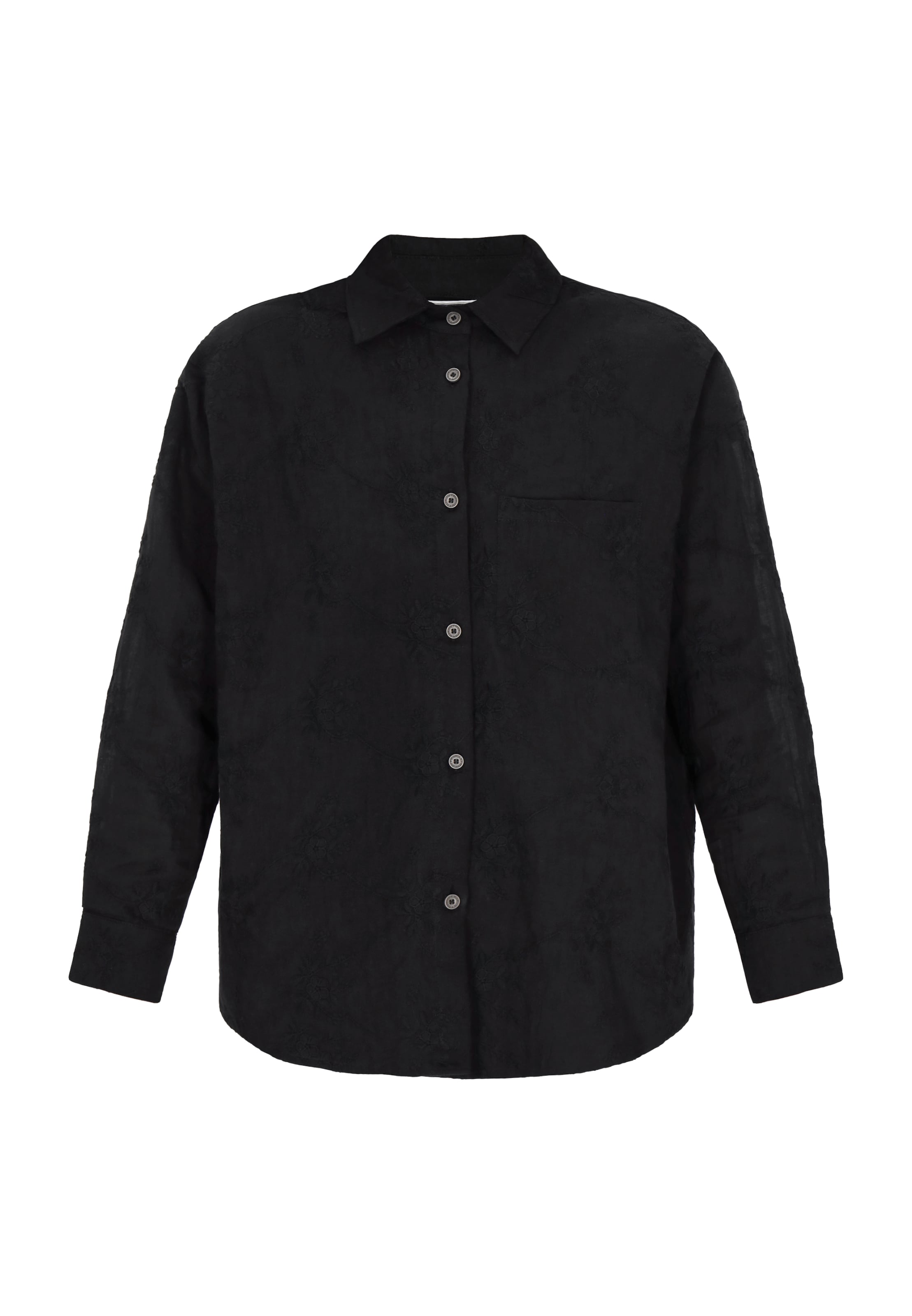 DreiMaster Maritim Блуза в черно: отпред