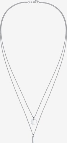 ELLI Halsband 'Geo' i silver: framsida