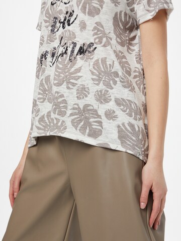 T-shirt 'SAVE' Key Largo en beige