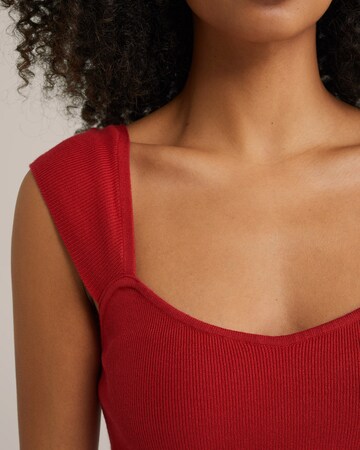 WE Fashion Knitted top in Red
