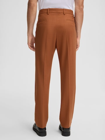 Regular Pantalon à pince 'Tomeo' STRELLSON en marron