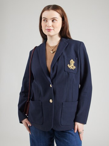 Blazer 'ANFISA' Lauren Ralph Lauren Plus en bleu : devant