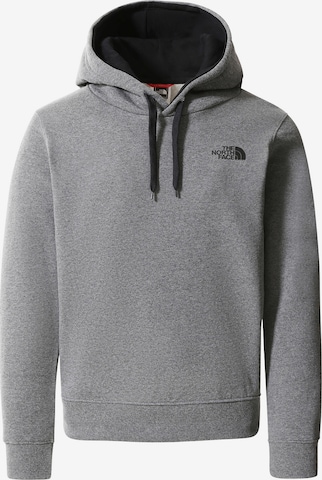 Sweat-shirt 'Drew Peak' THE NORTH FACE en gris : devant