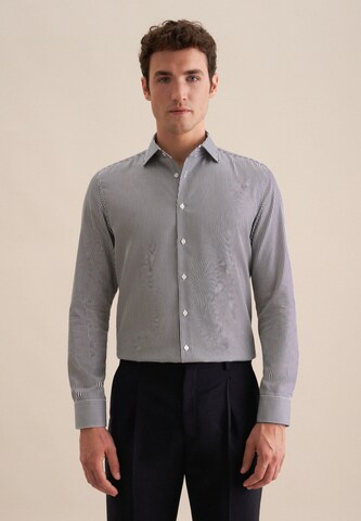 SEIDENSTICKER Slim Fit Hemd 'Smart Classics' in Blau: Vorderseite