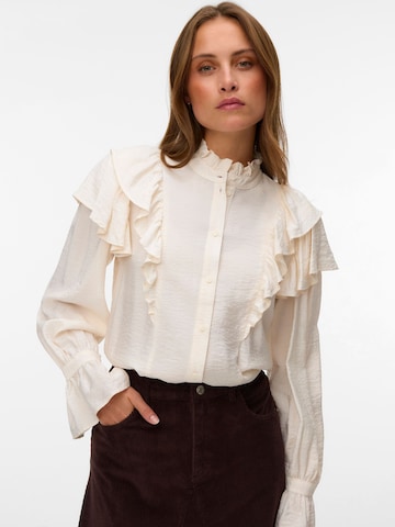 Camicia da donna di VERO MODA in beige: frontale