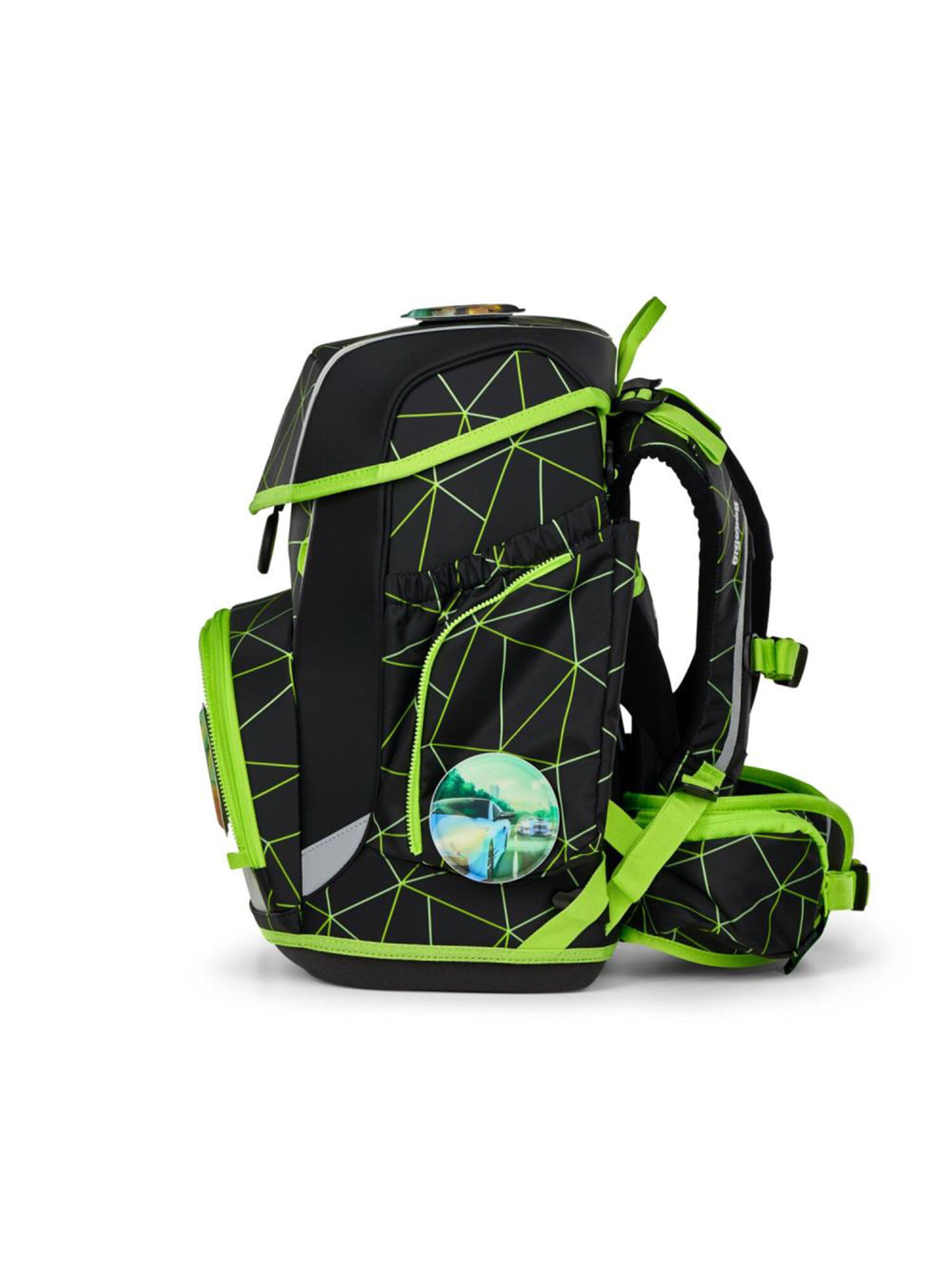 ergobag Rucksack 'Cubo Set 5 tlg'‌‌‌‌‌‌‌‌‌ in Grün