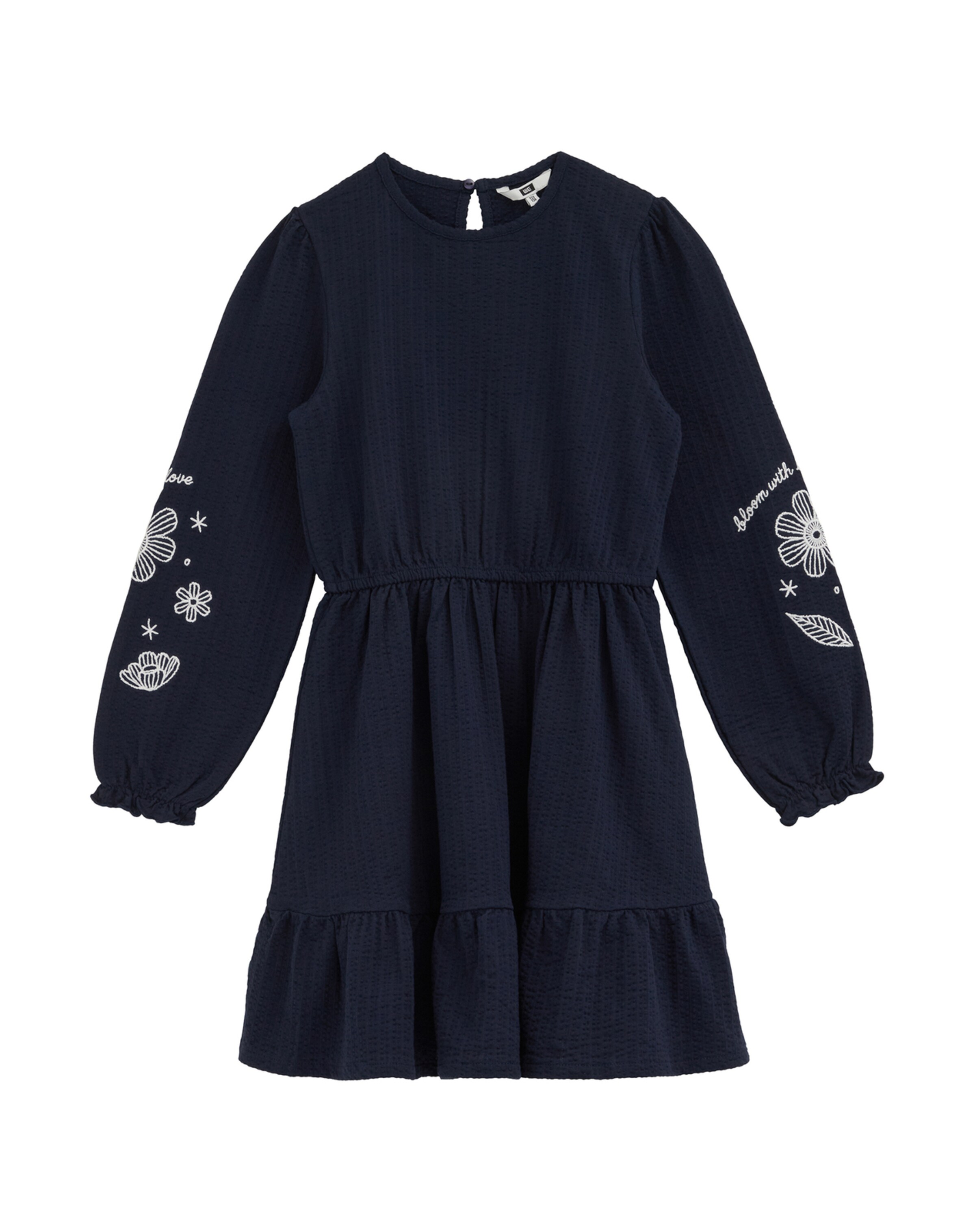 Rochie de la WE Fashion pe albastru: față