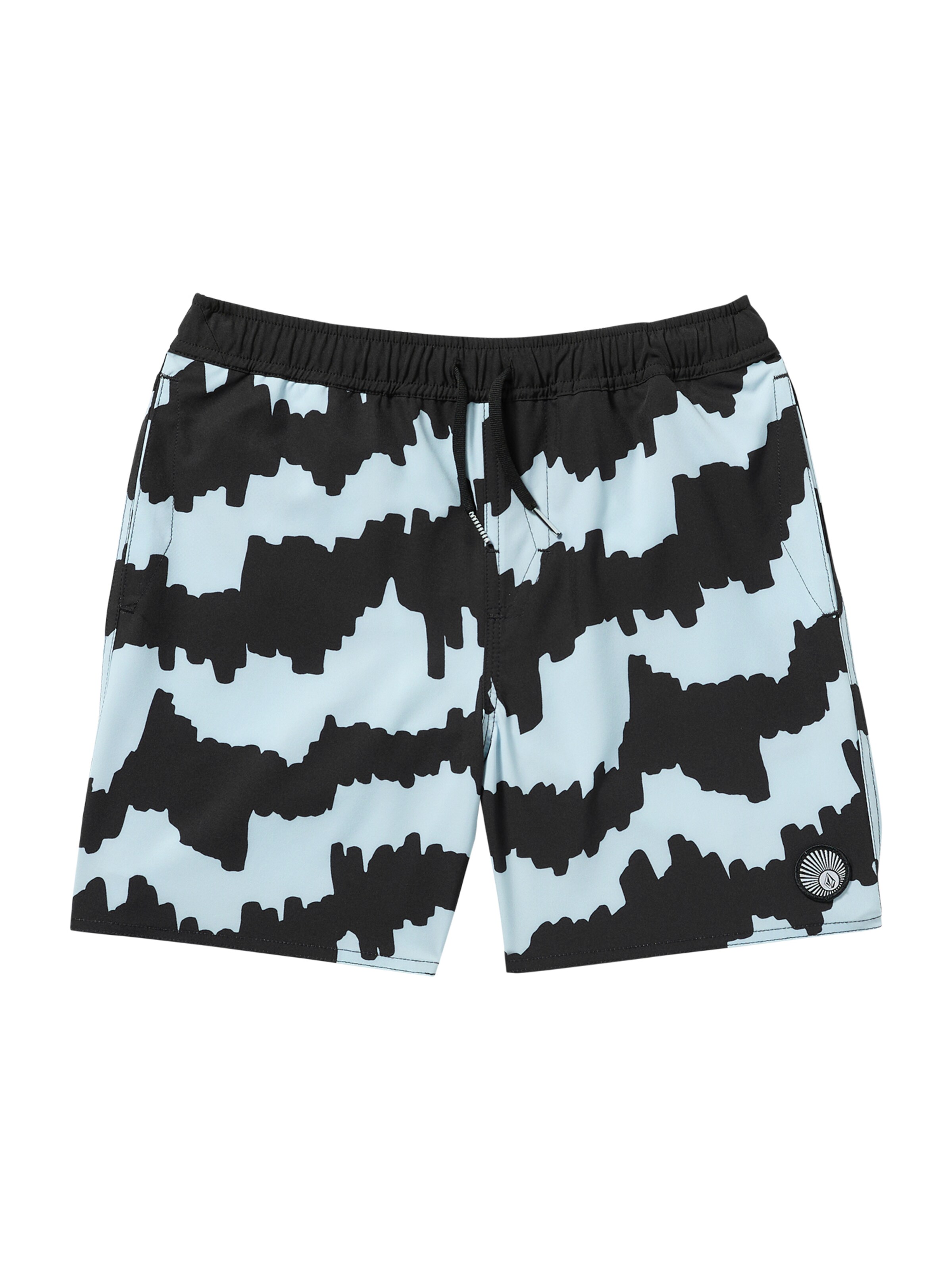 Shorts de bain 'LIDO PRINT TRUNK' Volcom en bleu : devant