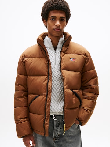 Tommy Jeans Демисезонная куртка 'VAIL' в Коричневый: спереди