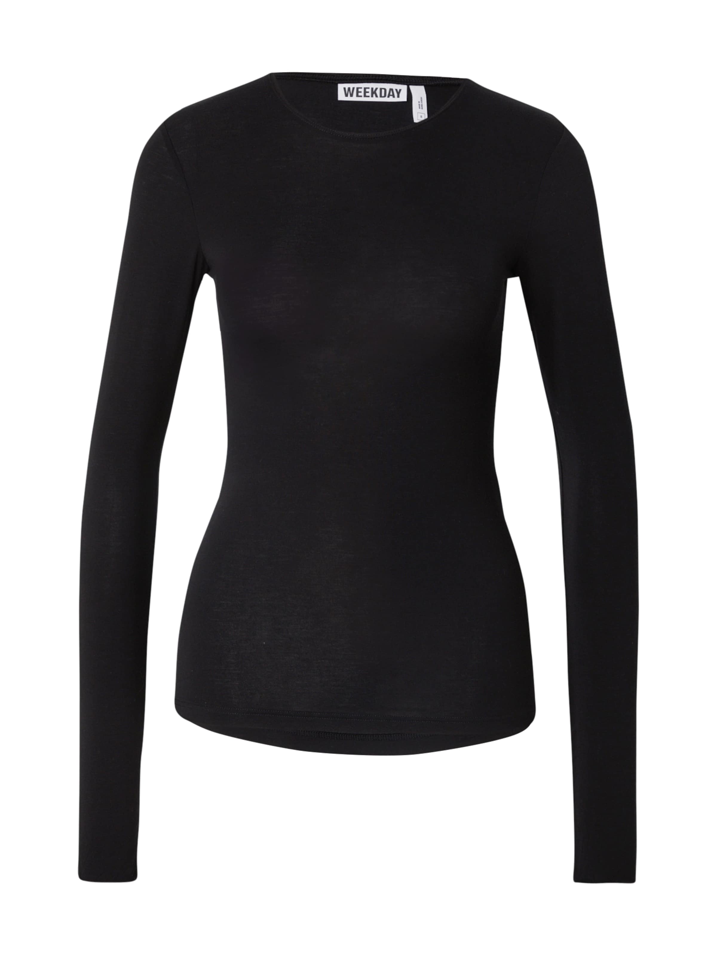 WEEKDAY Shirt 'Dolly' in Schwarz: Vorderseite