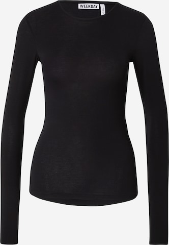 T-shirt 'Dolly' WEEKDAY en noir : devant