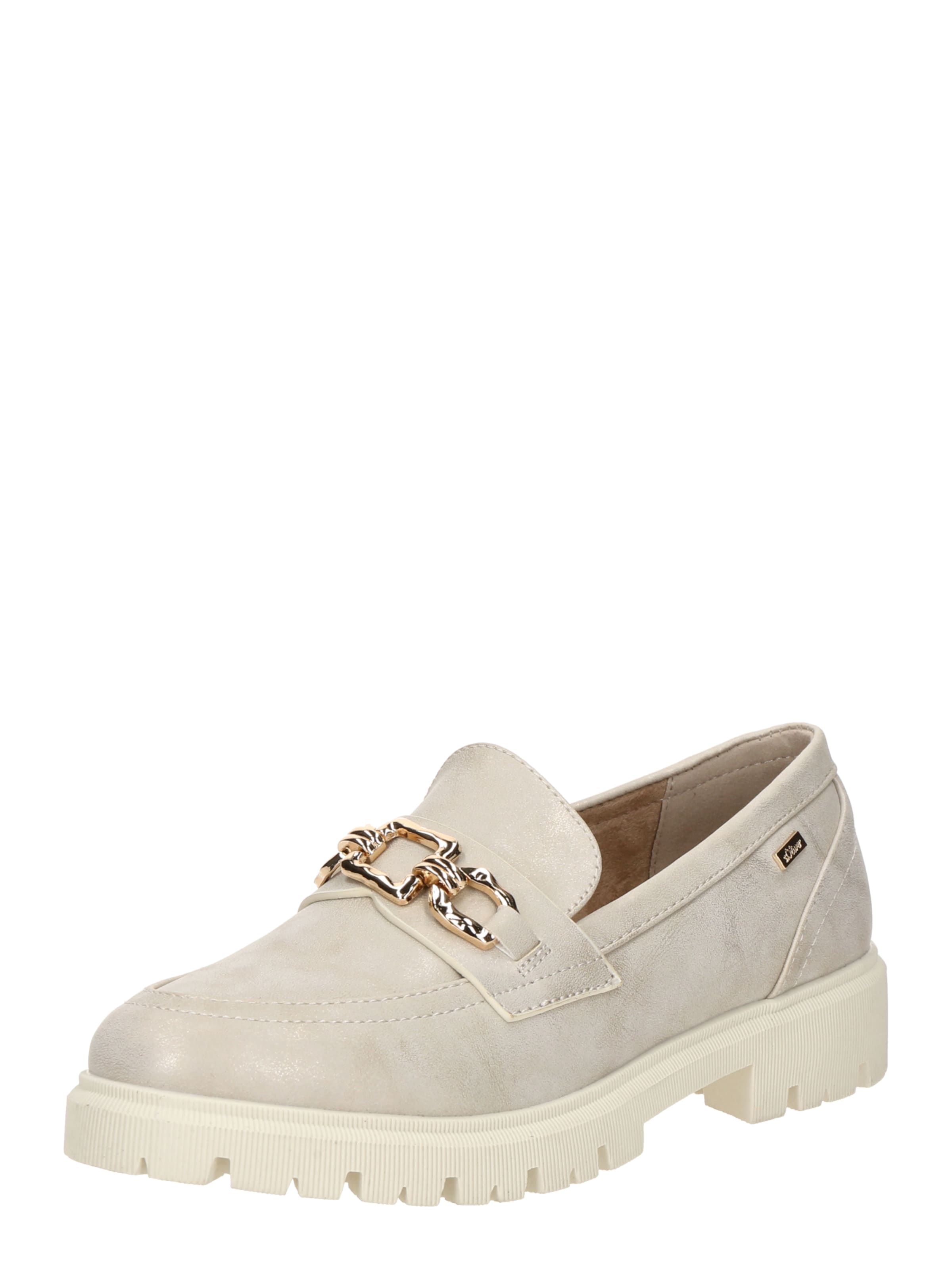 s.OliverSlip On cipele - bež boja: prednji dio