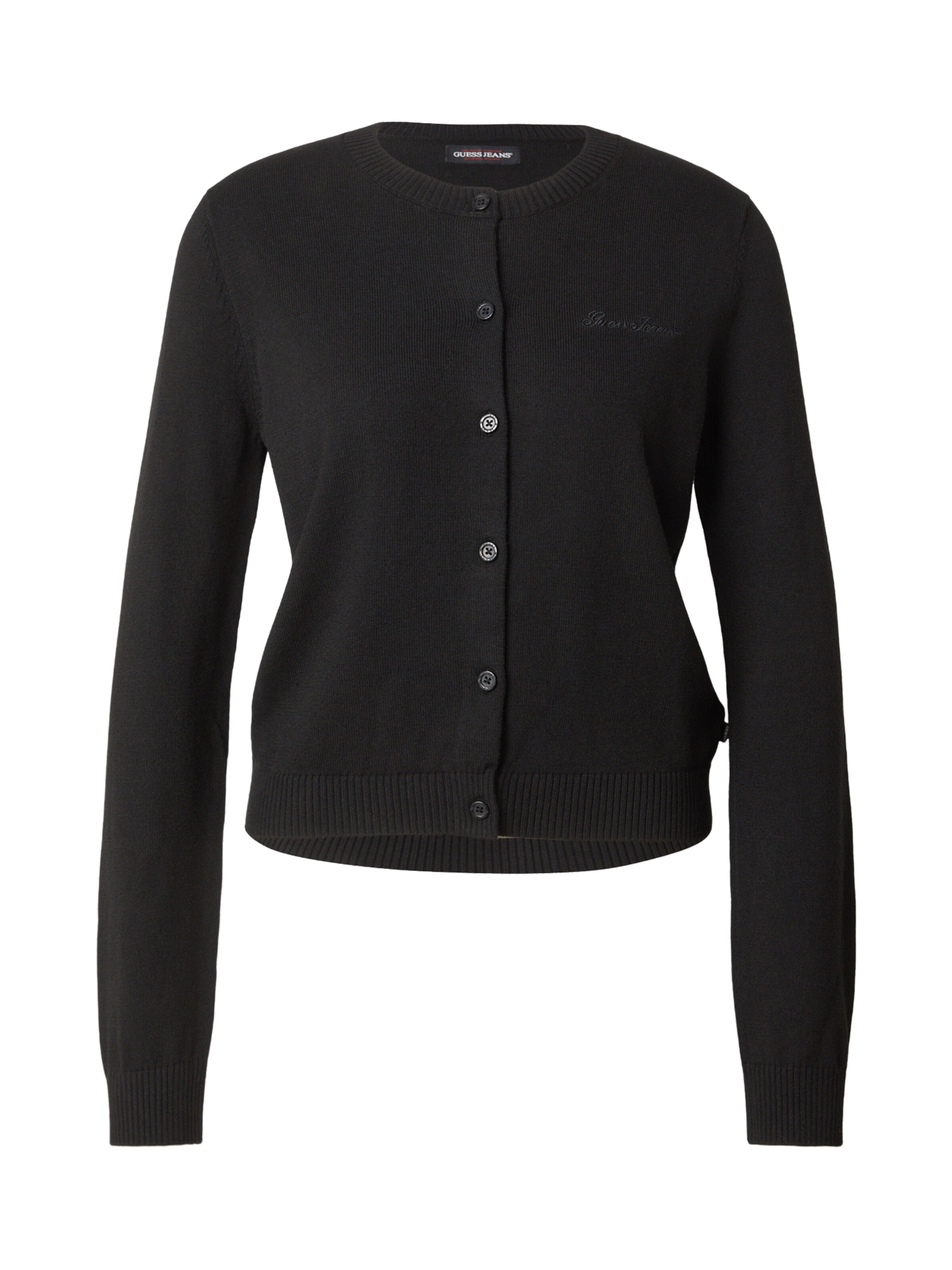 GUESS JEANS Cardigan i sort: forside