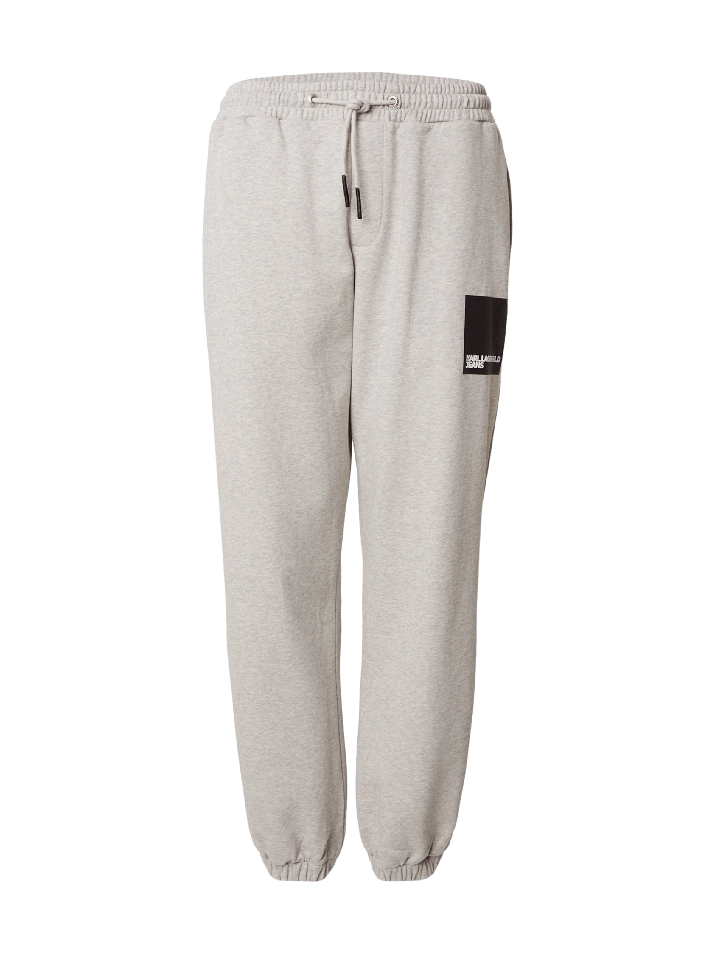 KARL LAGERFELD JEANS Конический (Tapered) Штаны в Серый: спереди