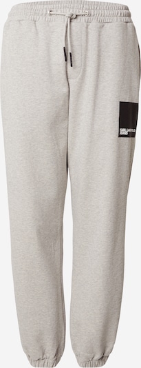KARL LAGERFELD JEANS Hlače v velikosti 31-32 | pegasto siva / črna / bela barva, Prikaz izdelka