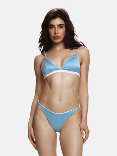 EKCENTRIK Bikini Top 'Baby Blue' in Light blue, Item view