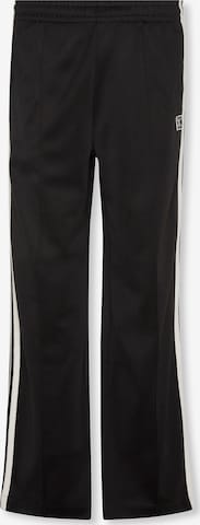 Calvin KleinWide Leg/ Široke nogavice Hlače - crna boja: prednji dio
