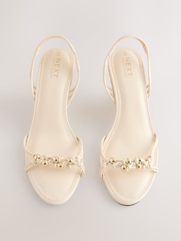 Sandalo con cinturino 'Forever Comfort' di Next in bianco