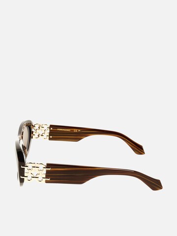 Lunettes de soleil FERRAGAMO en marron