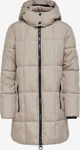 JDY Pitkä talvitakki 'Daisy' värissä beige: etupuoli
