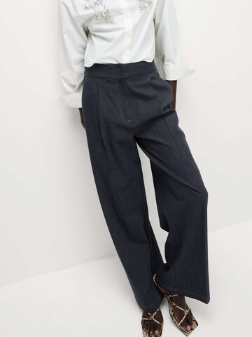 Marks & Spencer Regular Broek in Blauw