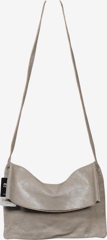 MANGO Handtasche gross Leder One Size in Beige: Vorderseite