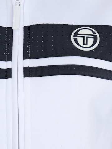 Sergio Tacchini Sports sweat jacket in White