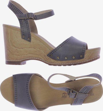 TIMBERLAND Sandals & High-Heeled Sandals in 38 in Grey: front