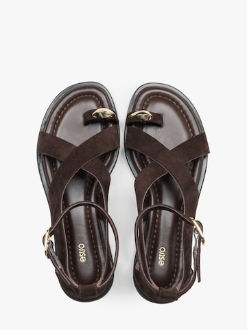 Estro Sandal '088-315' i brun
