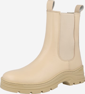 ABOUT YOU Chelsea boots 'Janina' in Beige: voorkant