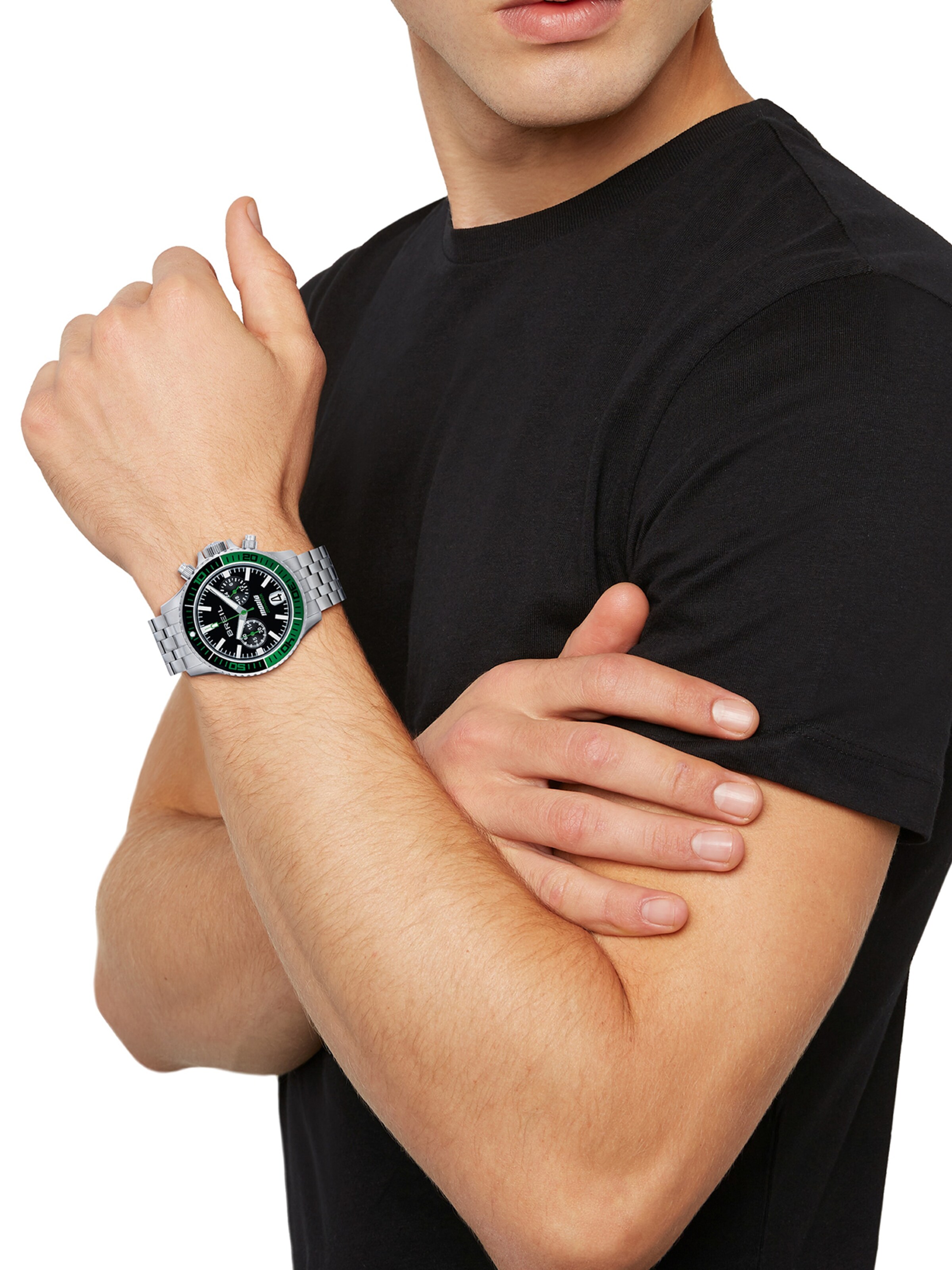 Breil Analog Watch 'Manta P.R.O.' in Silver