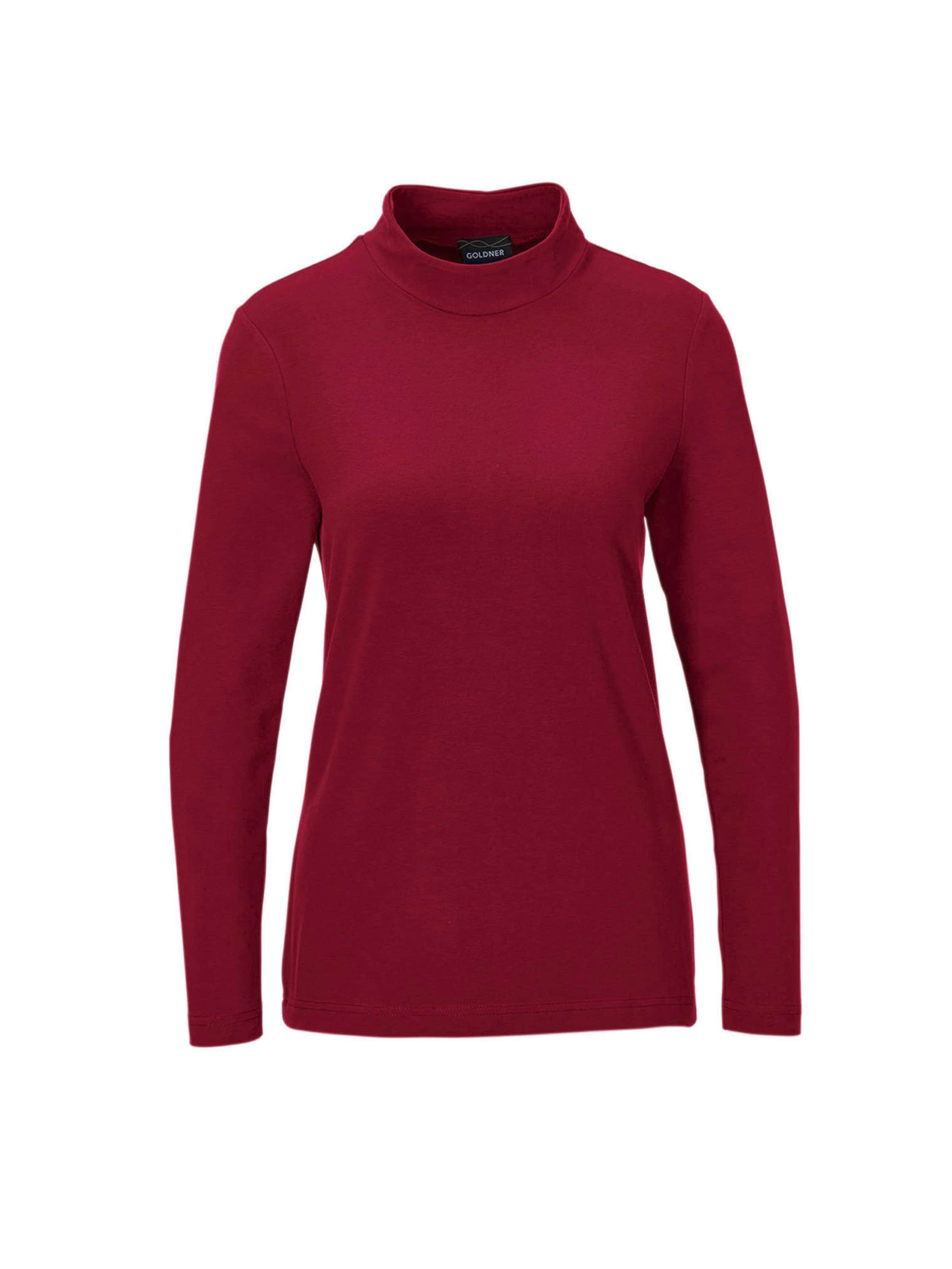 Goldner Shirt in Rot: Vorderseite