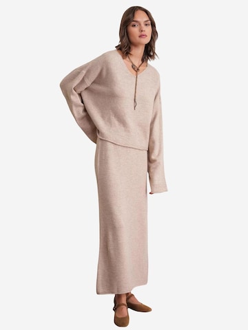 Tenue d'intérieur 'Strick-Koordinaten' MixRay en beige
