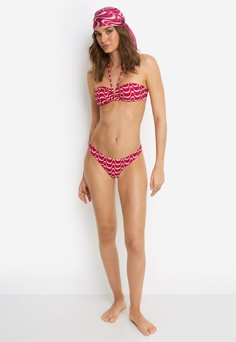 LSCN by LASCANA Bandeau Bikini top in Pink