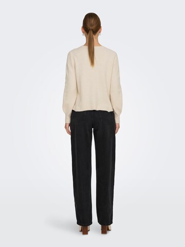 ONLY Pullover 'ONLJeanett' i beige