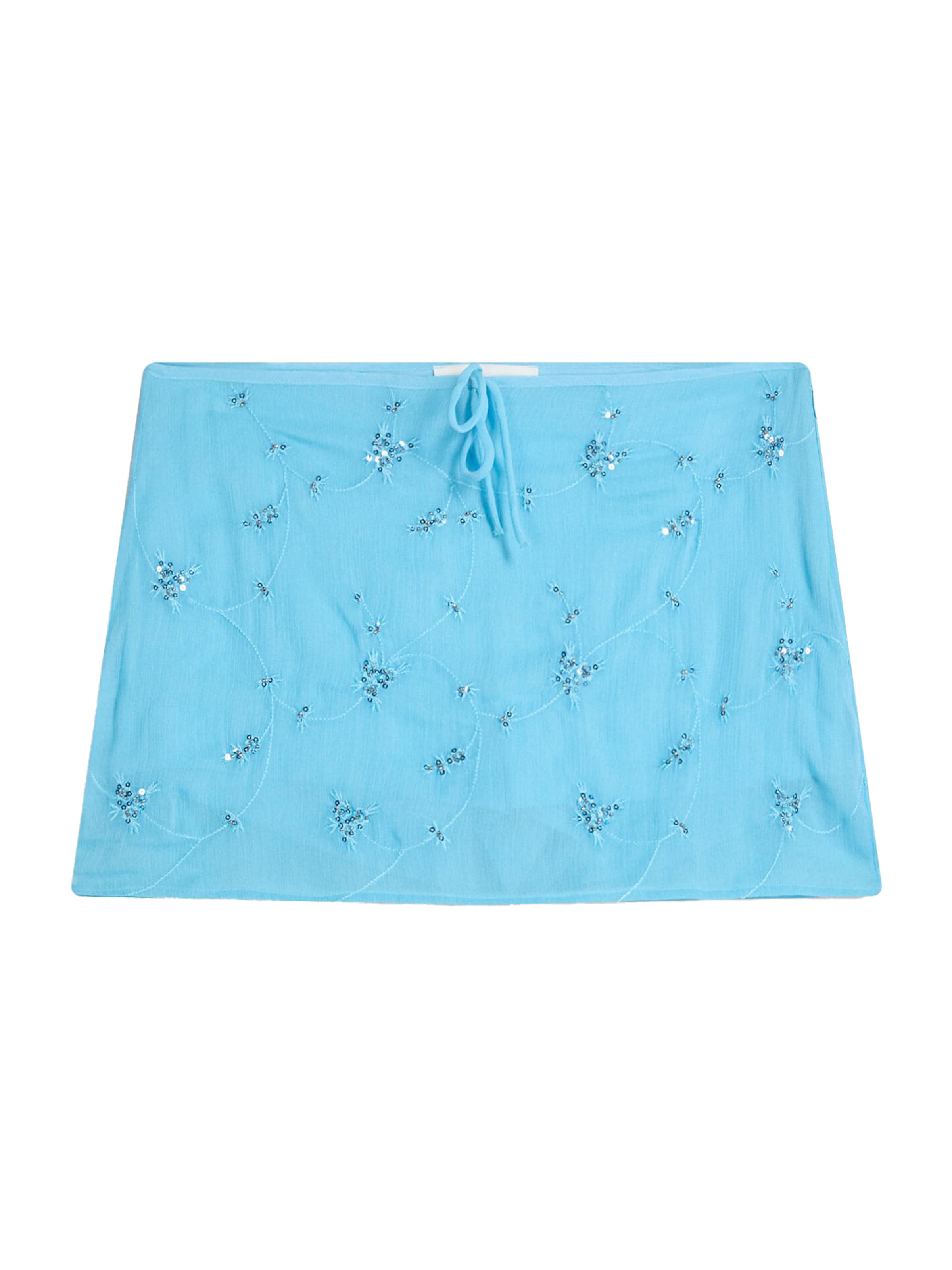 Bershka Sukňa - Modrá: predná strana