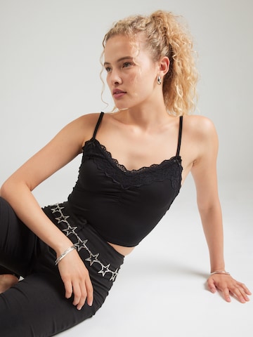 STUDIO SELECT - Top 'Lola' em preto: frente